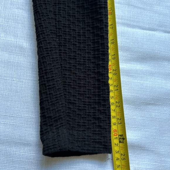 EILEEN FISHER Black Open Waffle Texture Tencel Jacket Lightweight Sz XXS/TTP - Picture 7 of 9